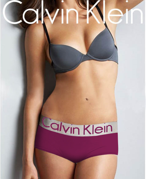 Boxer Calvin Klein Mujer Steel Blateado Violeta